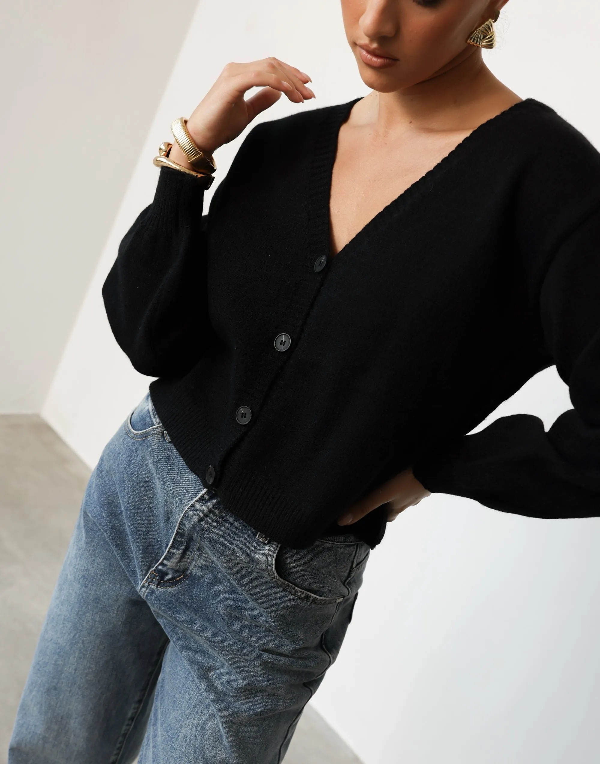 Ainara Cardigan (Black)