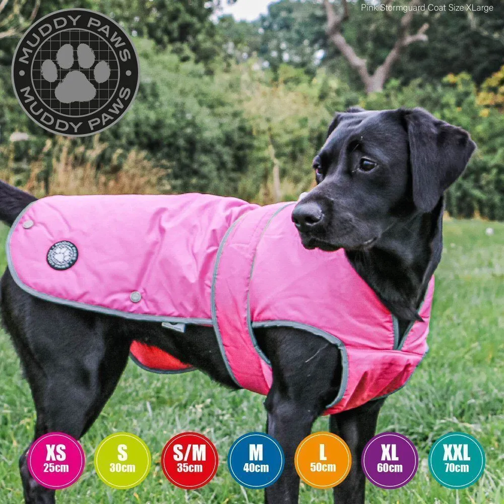 Ancol 30cm Pink Stormguard Dog Coat - Small