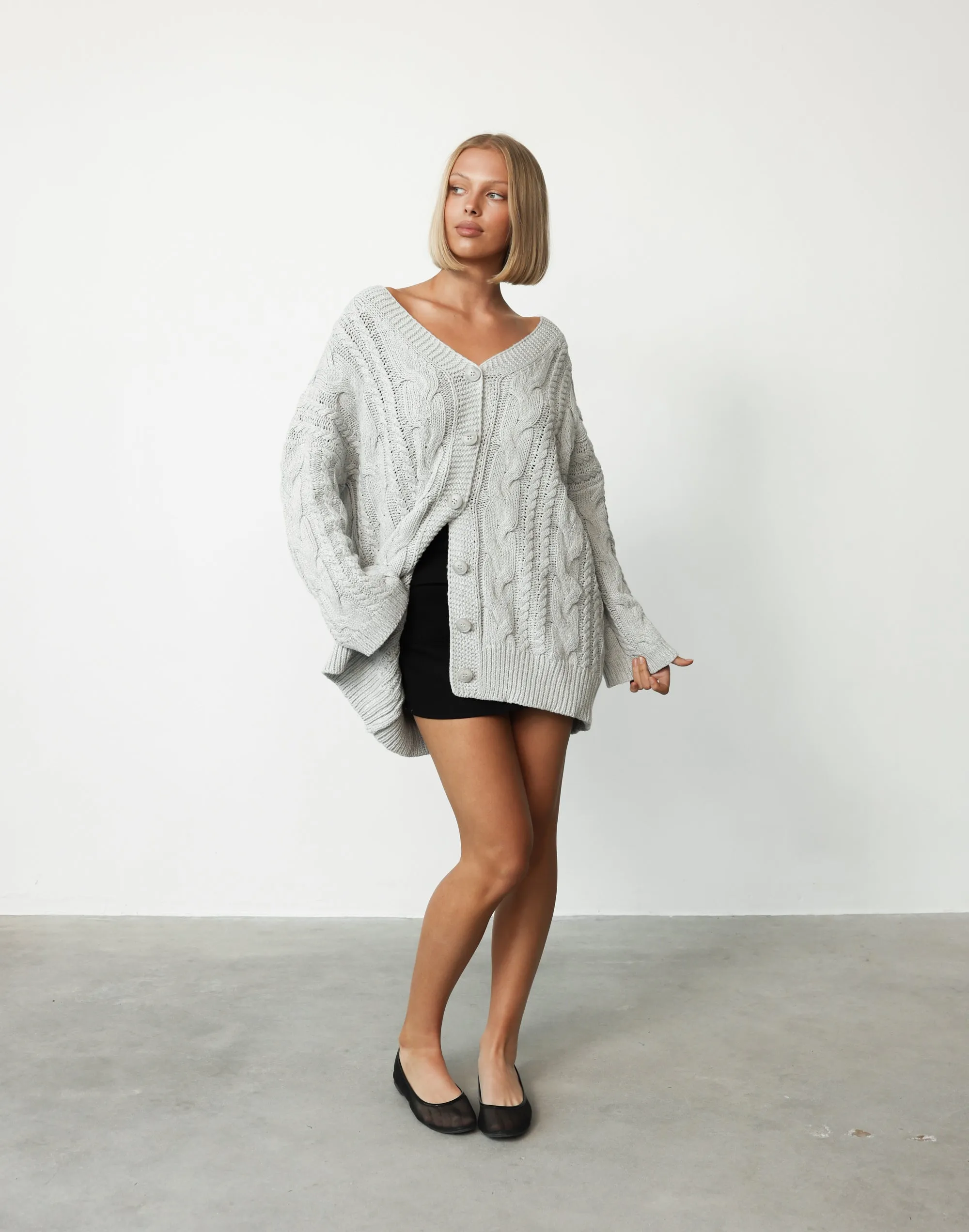 Ashleigh Cardigan (Grey)