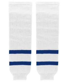 Athletic Knit (AK) HS630-205 Toronto Marlies White Knit Ice Hockey Socks