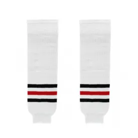 Athletic Knit (AK) HS630-305 Portland Winterhawks White Knit Ice Hockey Socks