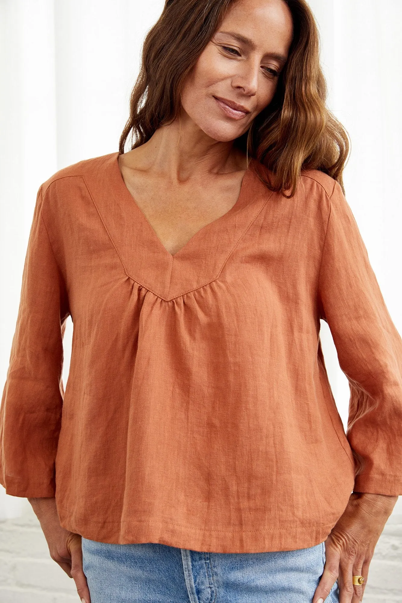 Avani Linen Top