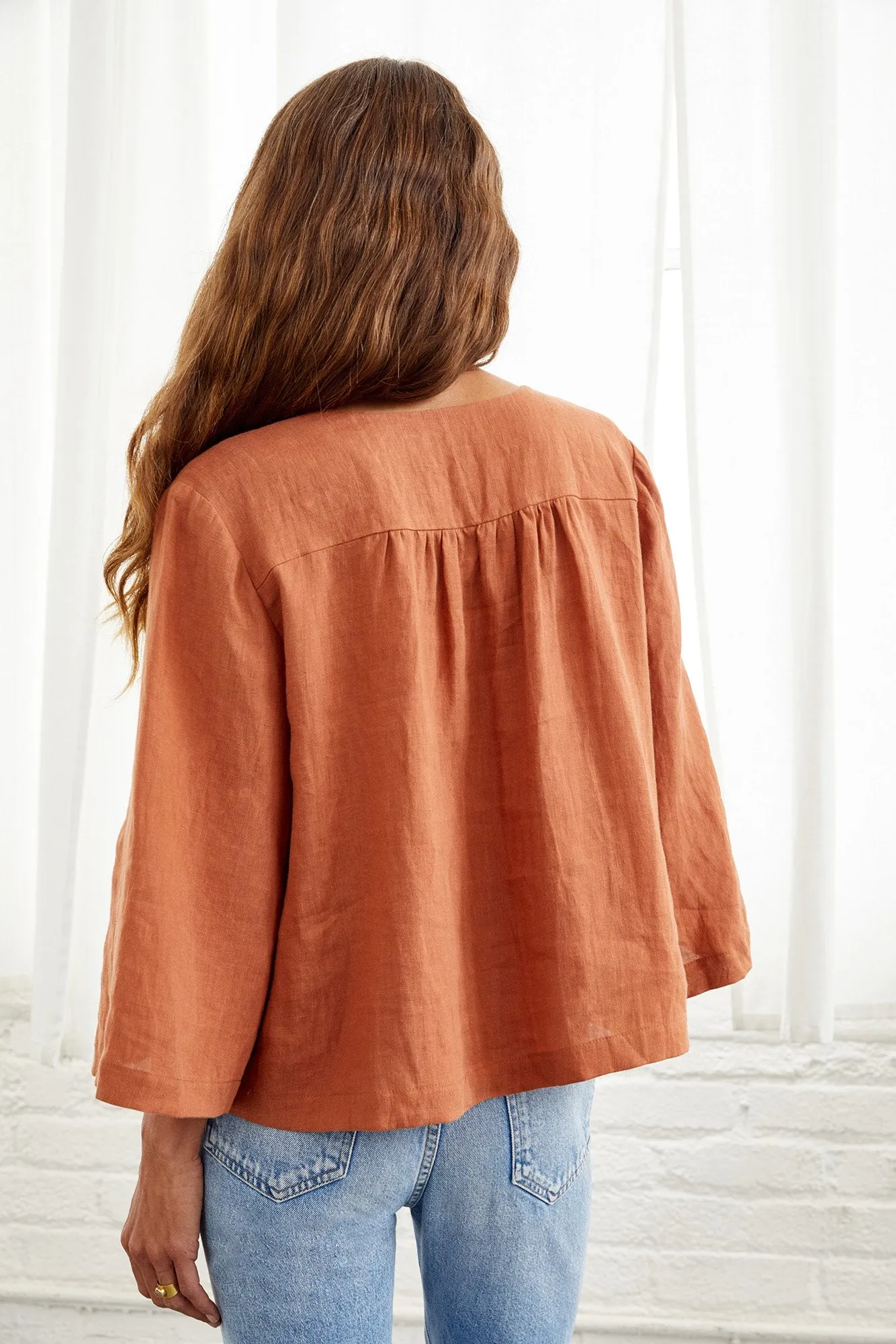 Avani Linen Top