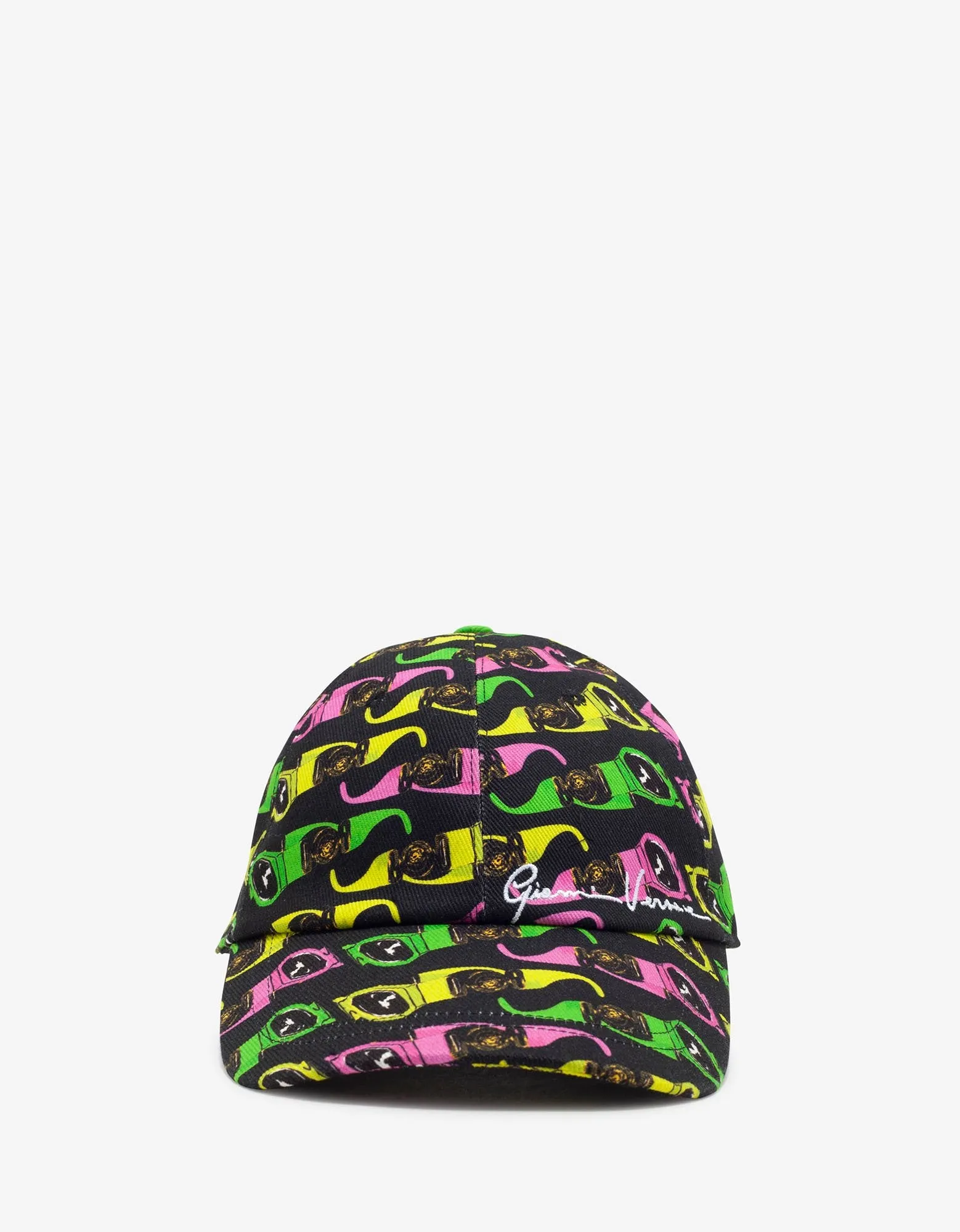 Black Biggie Sunglasses Print Cap