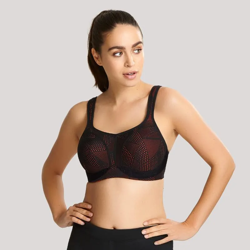 Black Coral Sports Bra Underwired - Panache