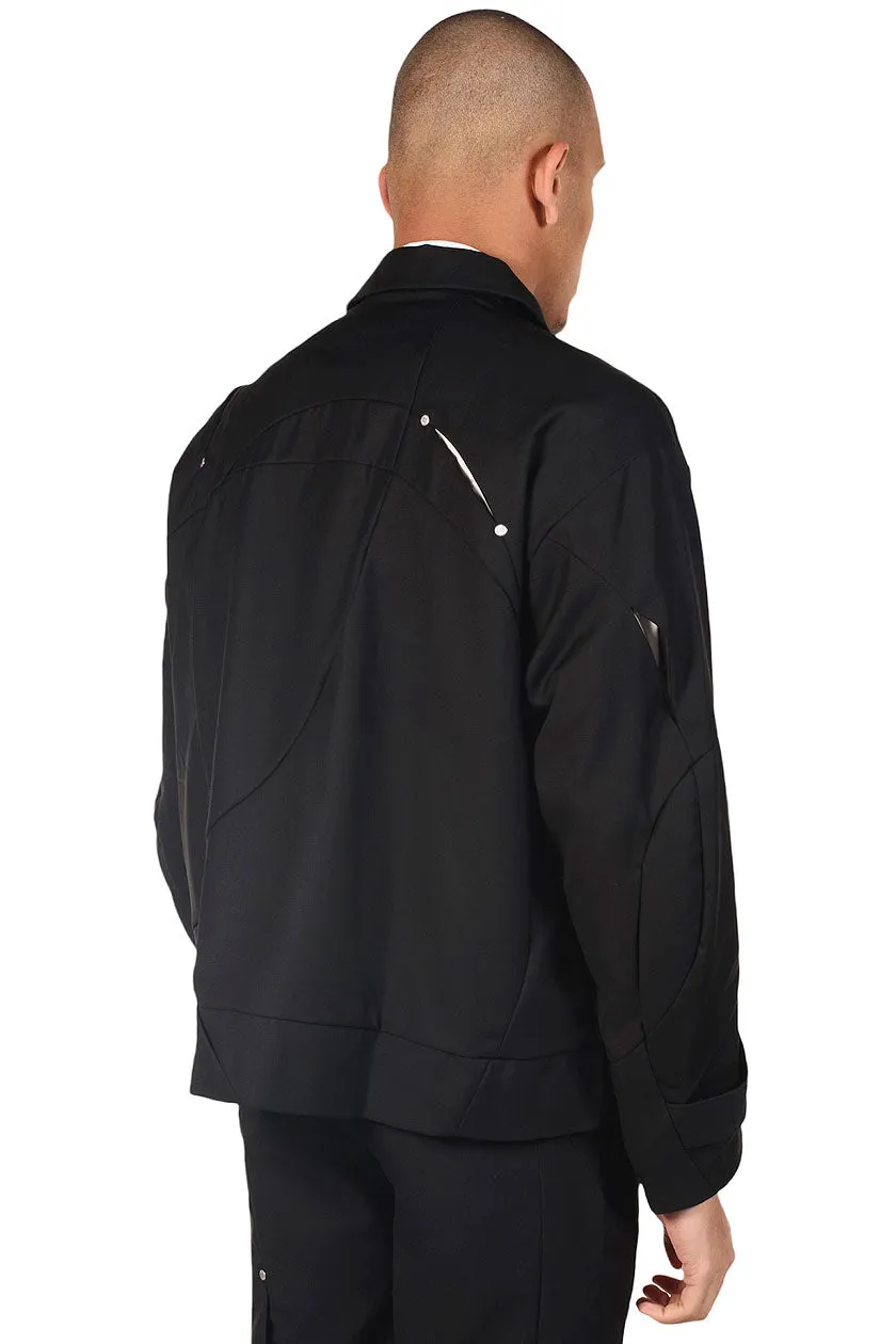 Black Dissection Hollow Jacket