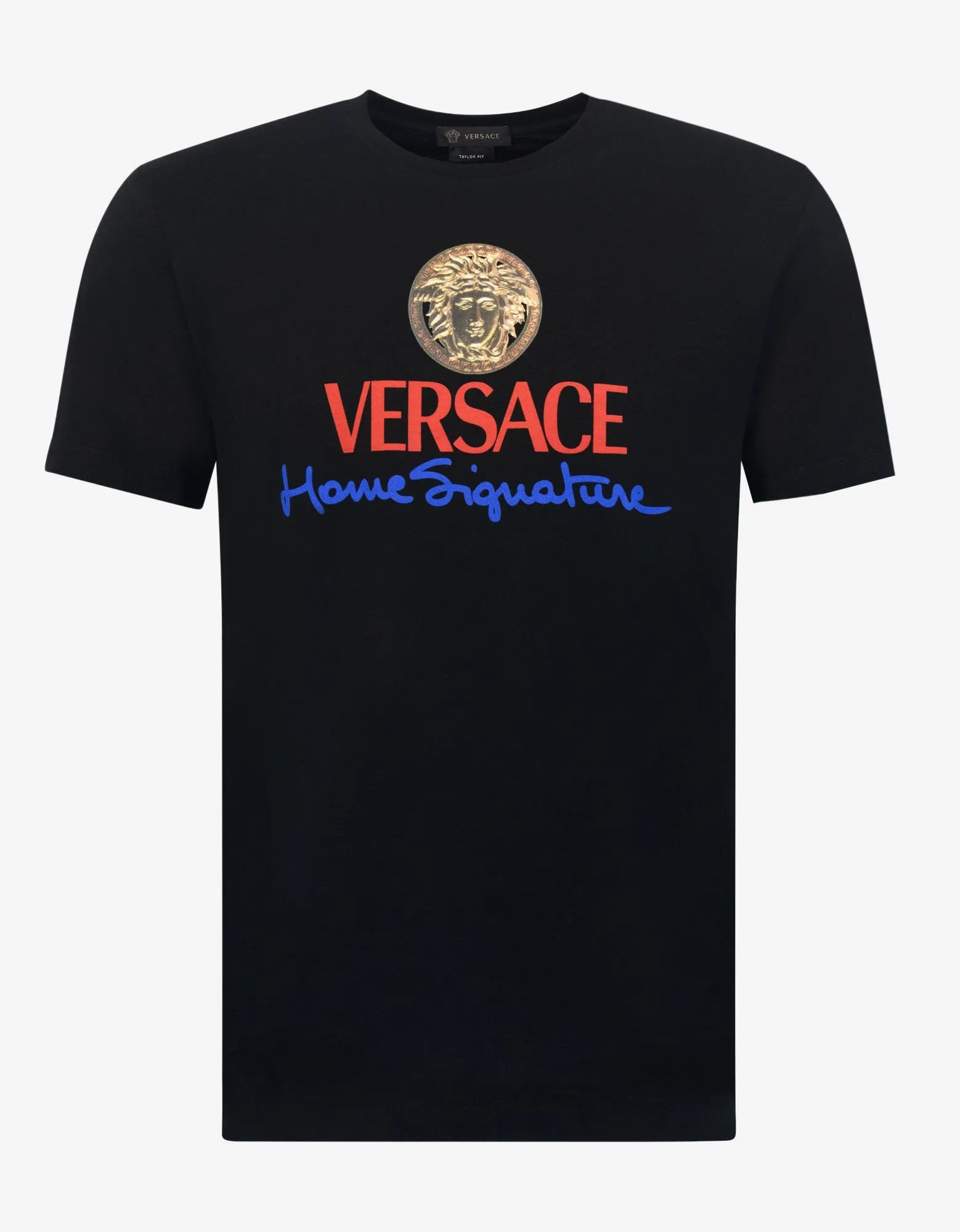 Black Home Signature Print T-Shirt