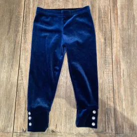 Carters Navy Gem Accent Velvet Leggings 18m