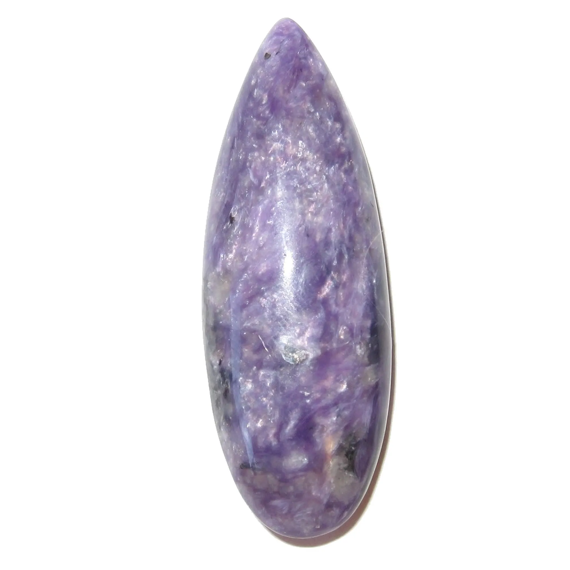 Charoite Pocket Stone Cabochon Exquisite Purple Shimmer