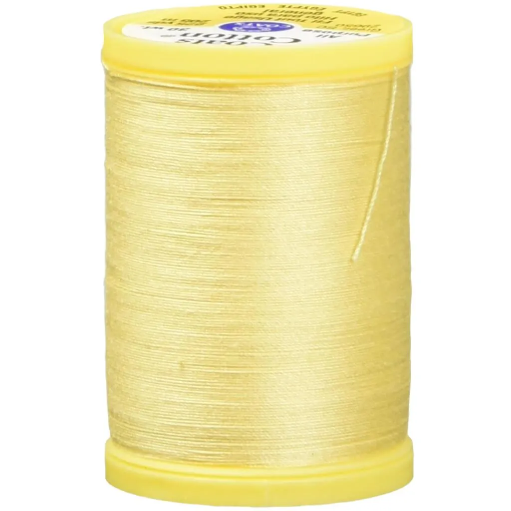 Coats General Purpose Cotton Thread 225yd Yellow