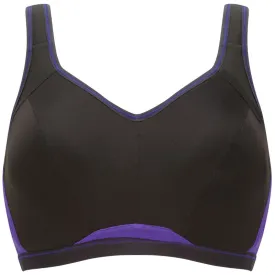 Epic Electric Black Underwired Sports Bra - Freya Active