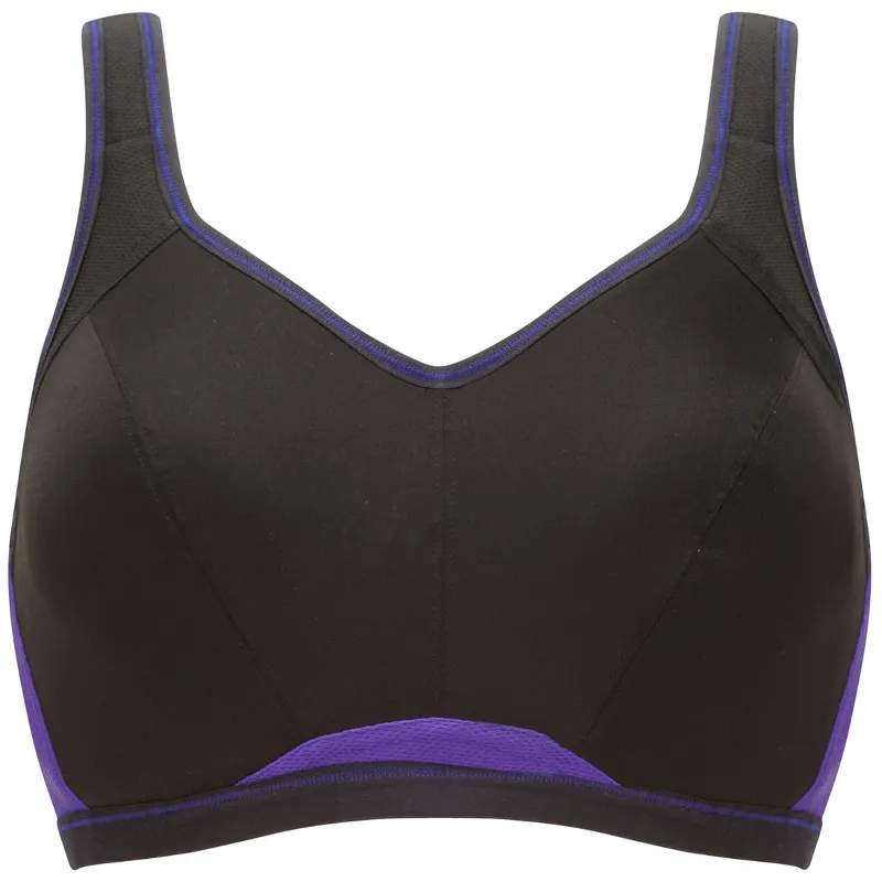 Epic Electric Black Underwired Sports Bra - Freya Active