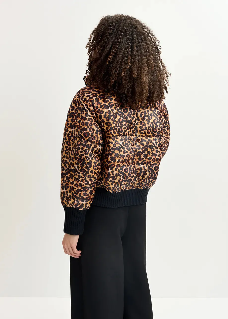 Essentiel Antwerp Gerobo reversible Jacket in Leopard