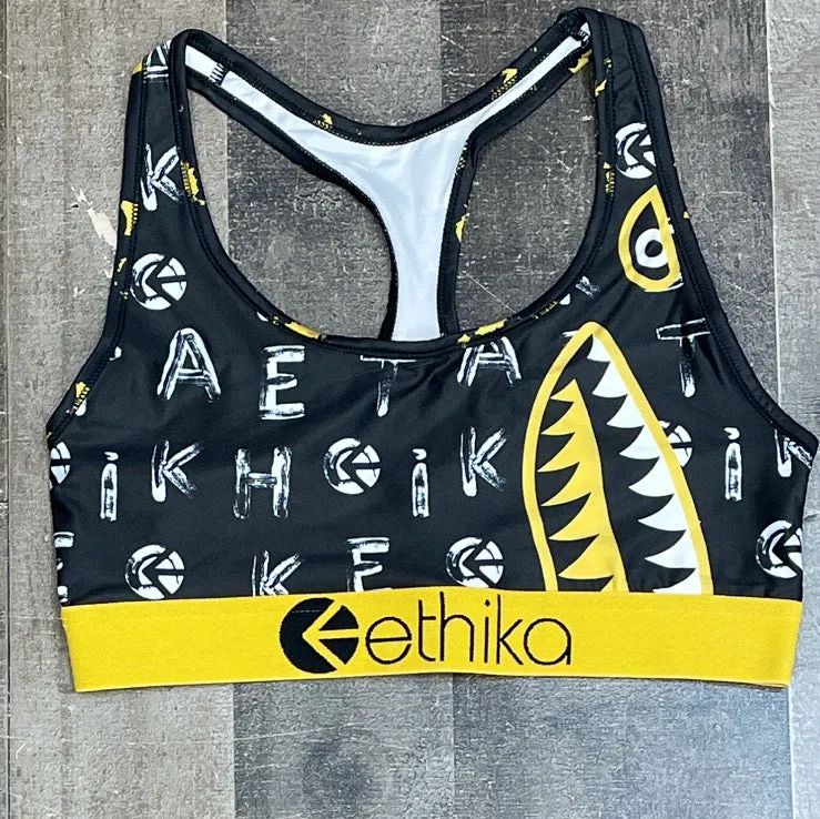 Ethika- bomber word finder sports bra