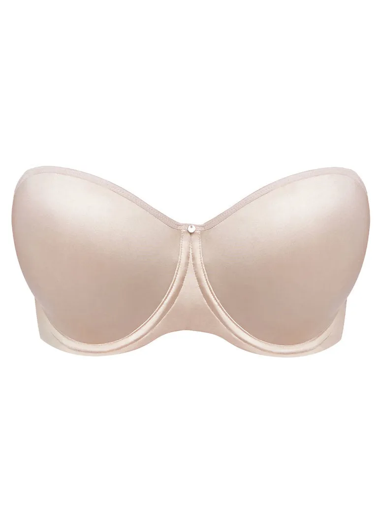 Fantasie Aura Underwire Everyday Molded Strapless, Natural Beige