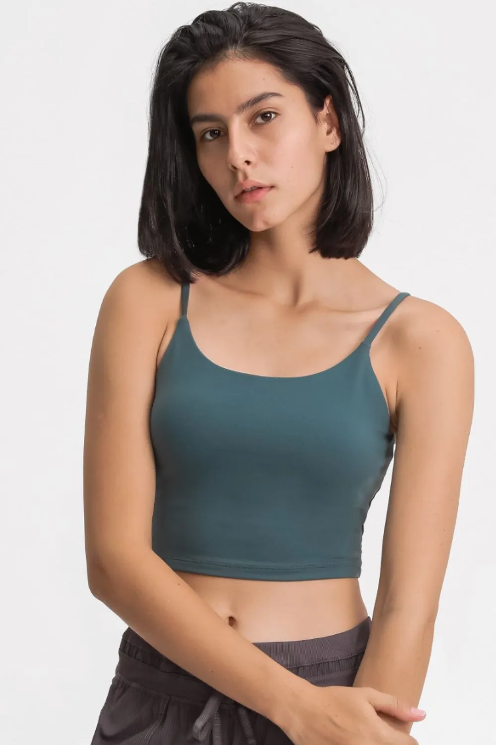 Feel Like Skin Scoop Neck Sports Cami