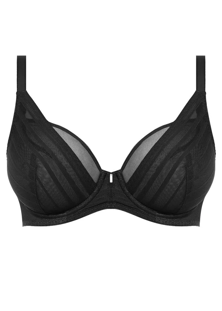 Freya Cameo Underwire High Apex Bra, Black