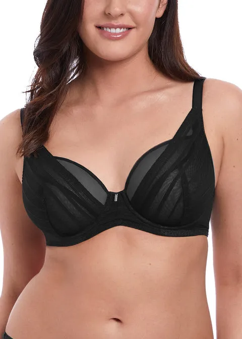 Freya Cameo Underwire High Apex Bra, Black