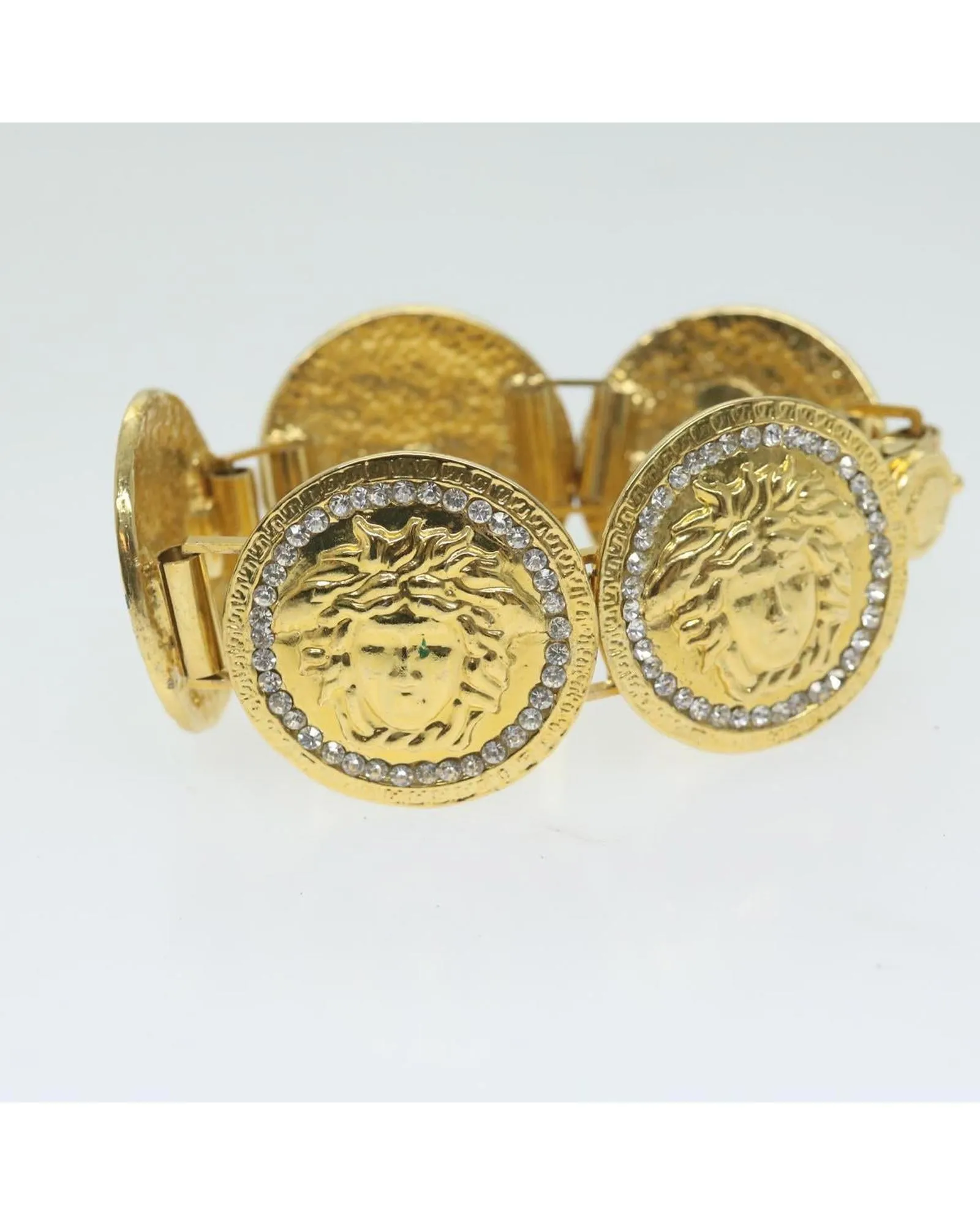 Gold Metal Versace Bracelet - Italian Made AB Rank