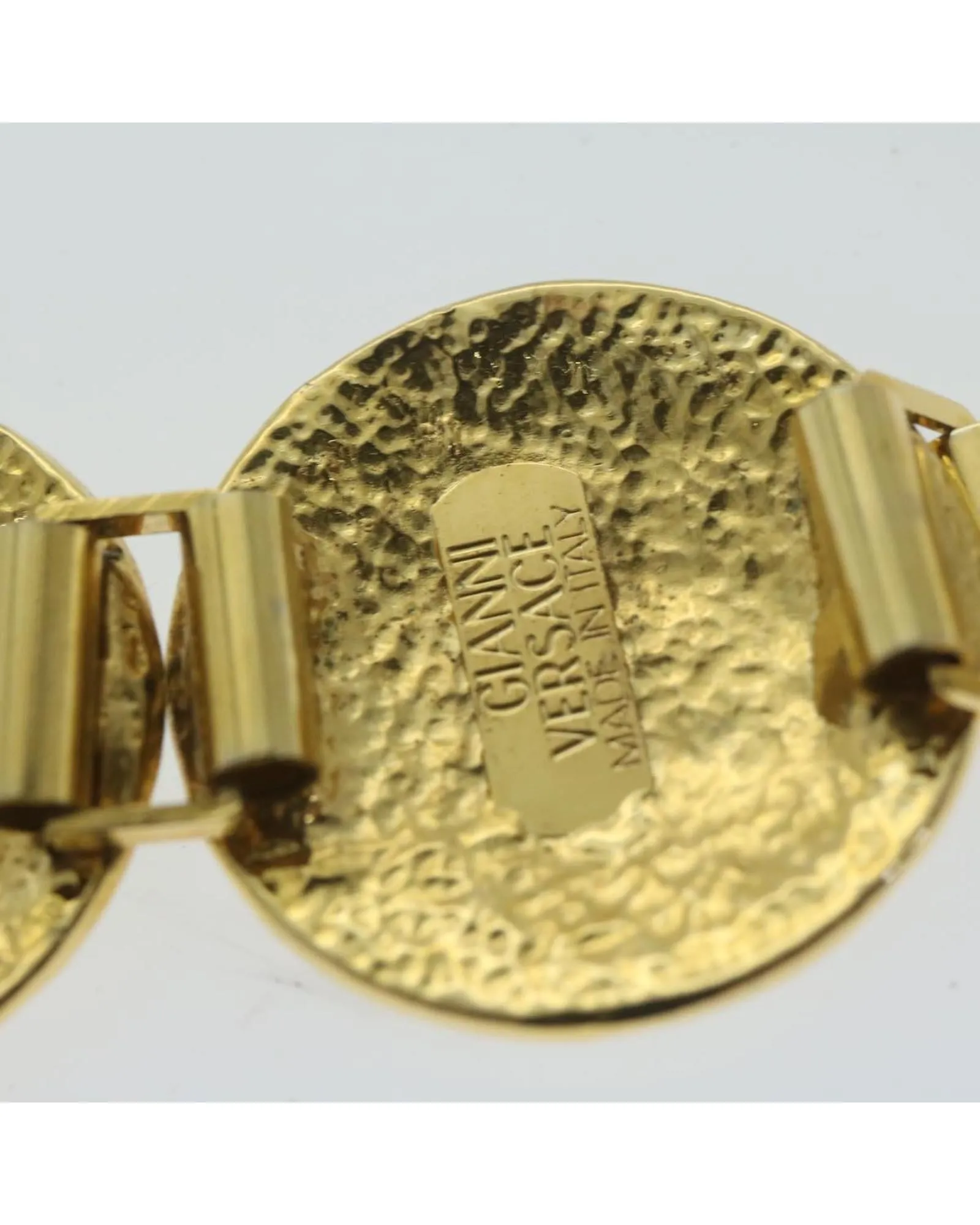 Gold Metal Versace Bracelet - Italian Made AB Rank