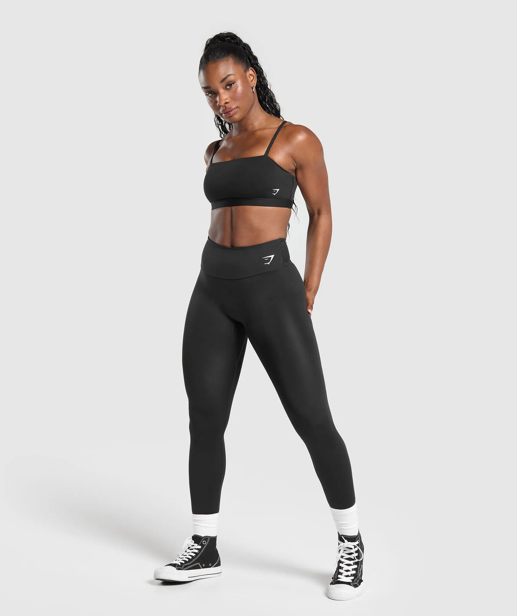 Gymshark Cut Out Bandeau - Black