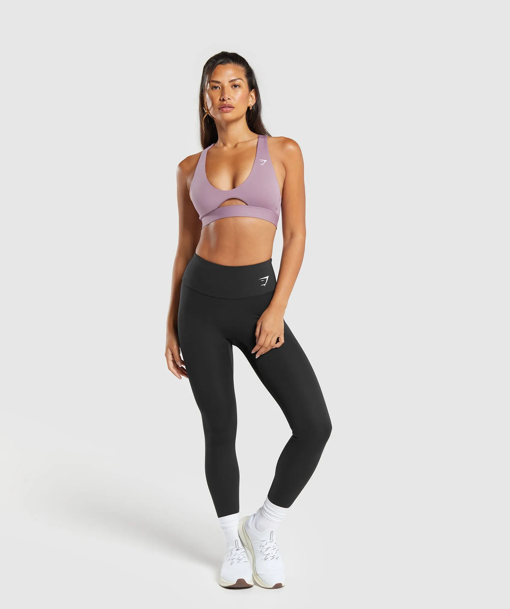 Gymshark Peek A Boo Sports Bra - Soft Purple