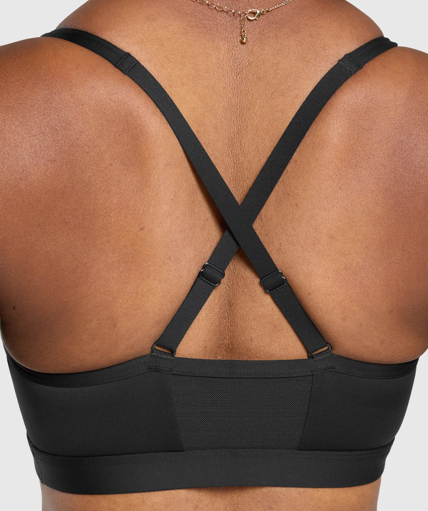 Gymshark Ruched Sports Bra - Black