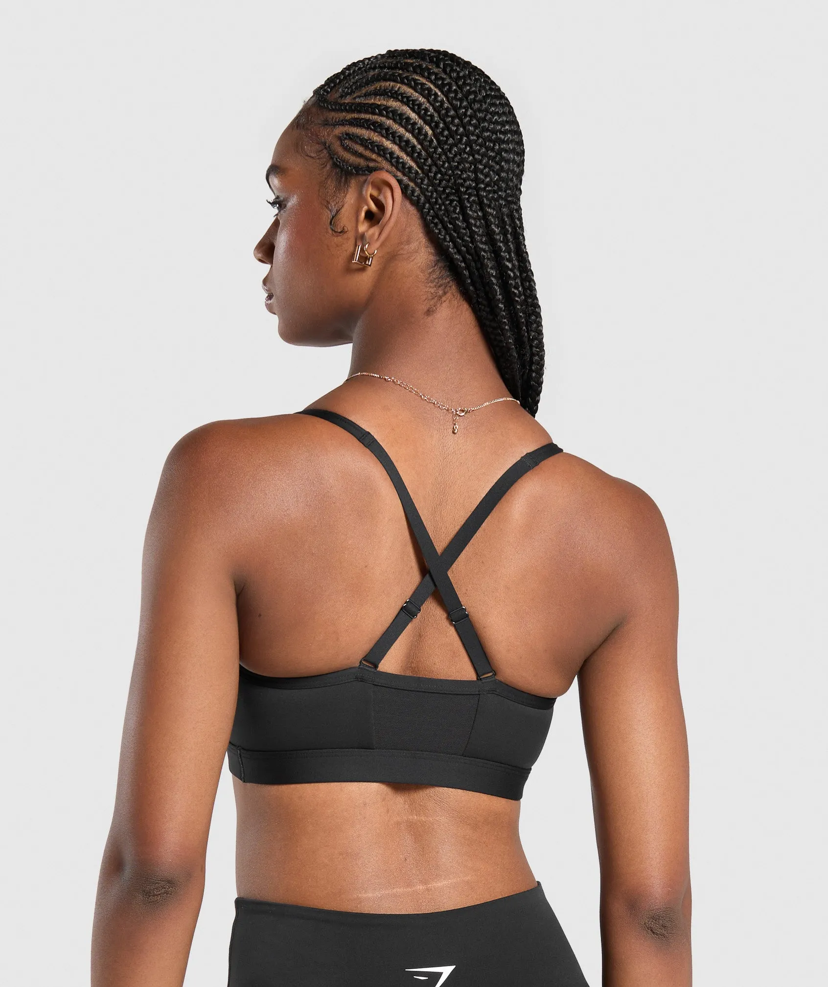 Gymshark Ruched Sports Bra - Black