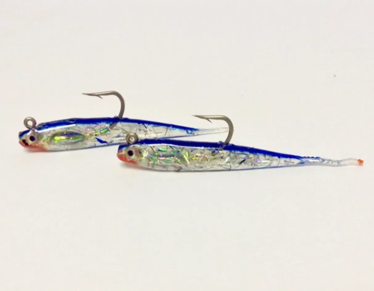 H&H GLASS MINNOW DOUBLE RIG 1/8oz