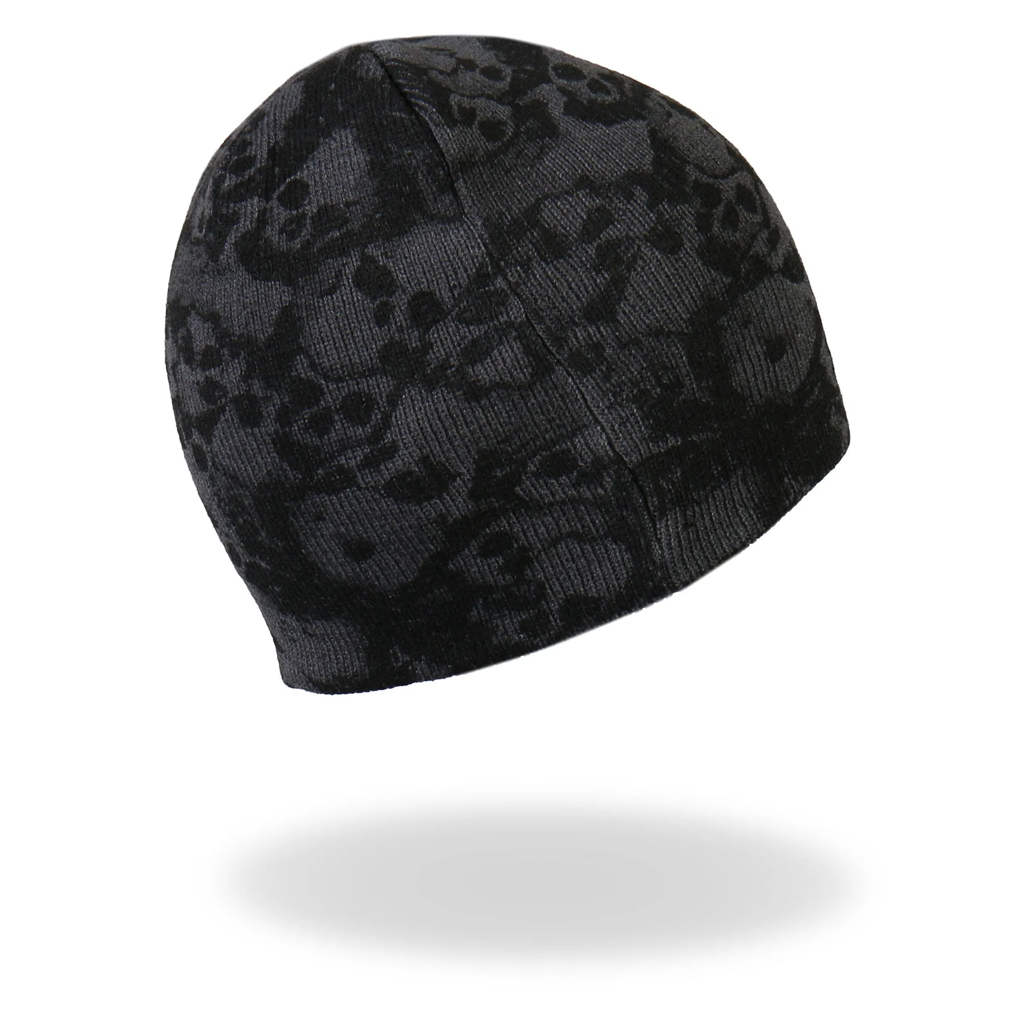 Hot Leathers KHB1036 Ancient Skulls Knit Cap