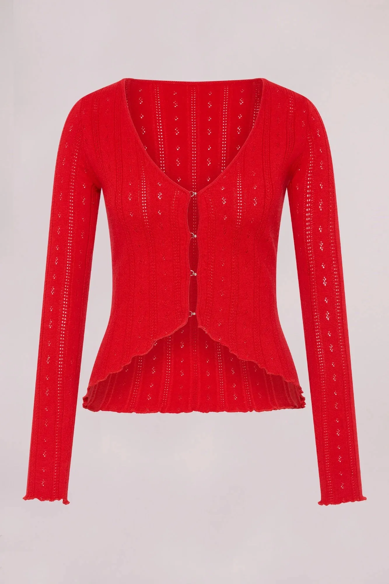 Isabelle Quinn - Aliya Knit Top - Crimson