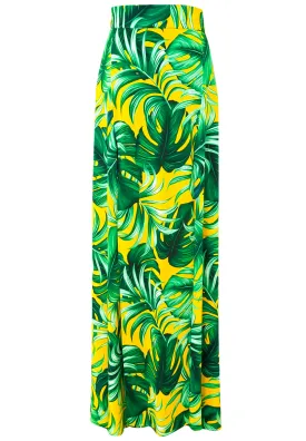 Jungle – Monstera Yellow Vera Skirt