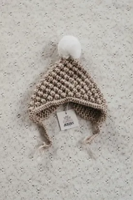 KNIT BONNET OATMEAL