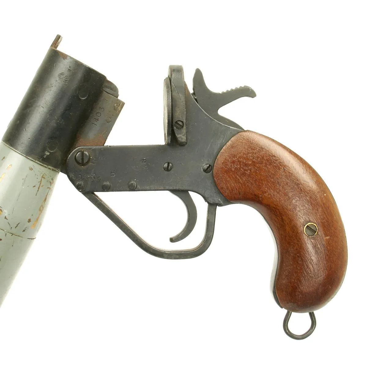 Original British WWII Schermuly Pistol Rocket Apparatus