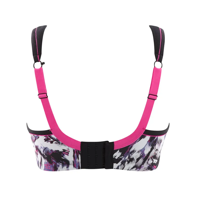 Painterly Print Sports Bra Underwired - Panache