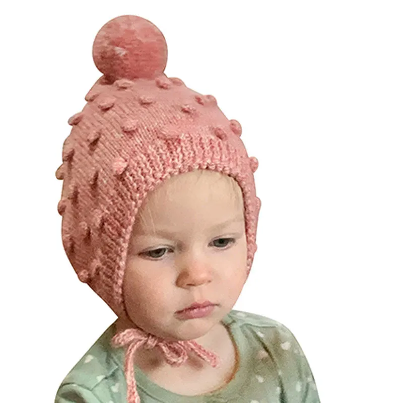 Pink Popcorn Bonnet