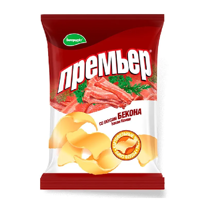 PREMIER Pellet Potato Chips Bacon, 110g