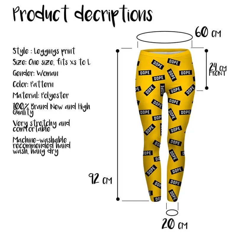 Regular Leggings (8-12 UK Size) - Dope