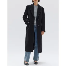 Ricki Wool Blend Coat | Black