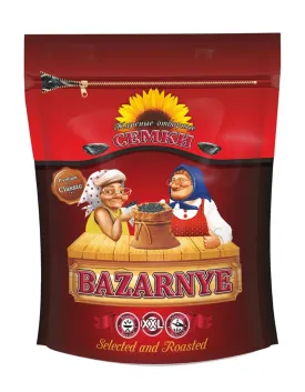 Roasted Sunflower Seeds XXL BAZARNYE, black, 100g