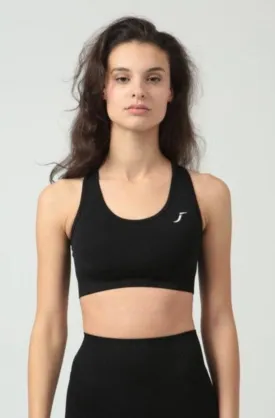 Seamless Sports Bra - Black