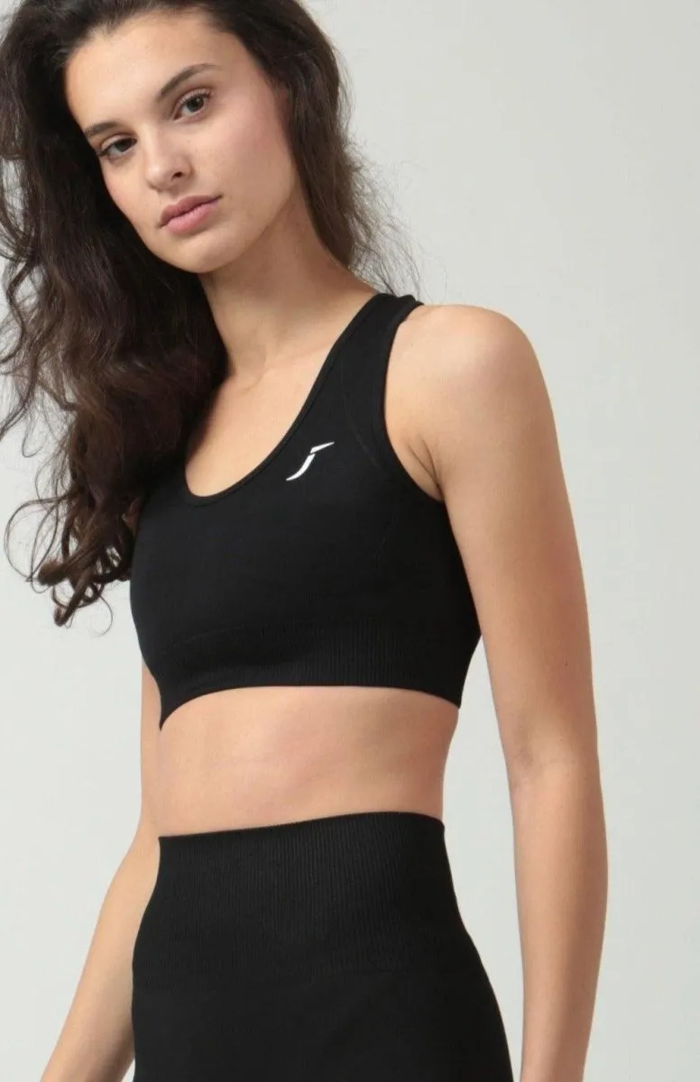 Seamless Sports Bra - Black