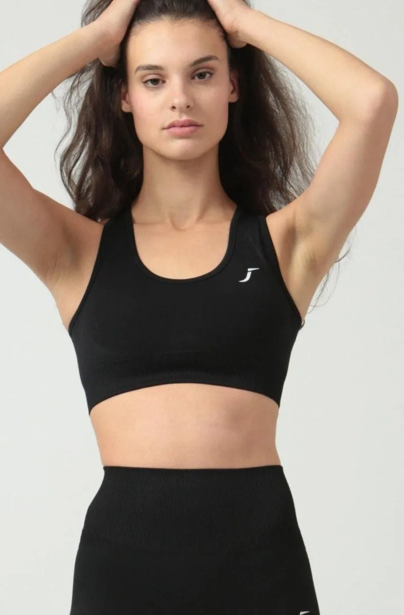 Seamless Sports Bra - Black