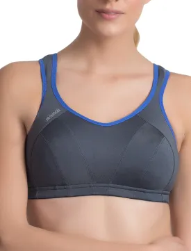 Shock Absorber Multi Sports Bra, Dark Grey | High Support Sports Bra Dark Grey