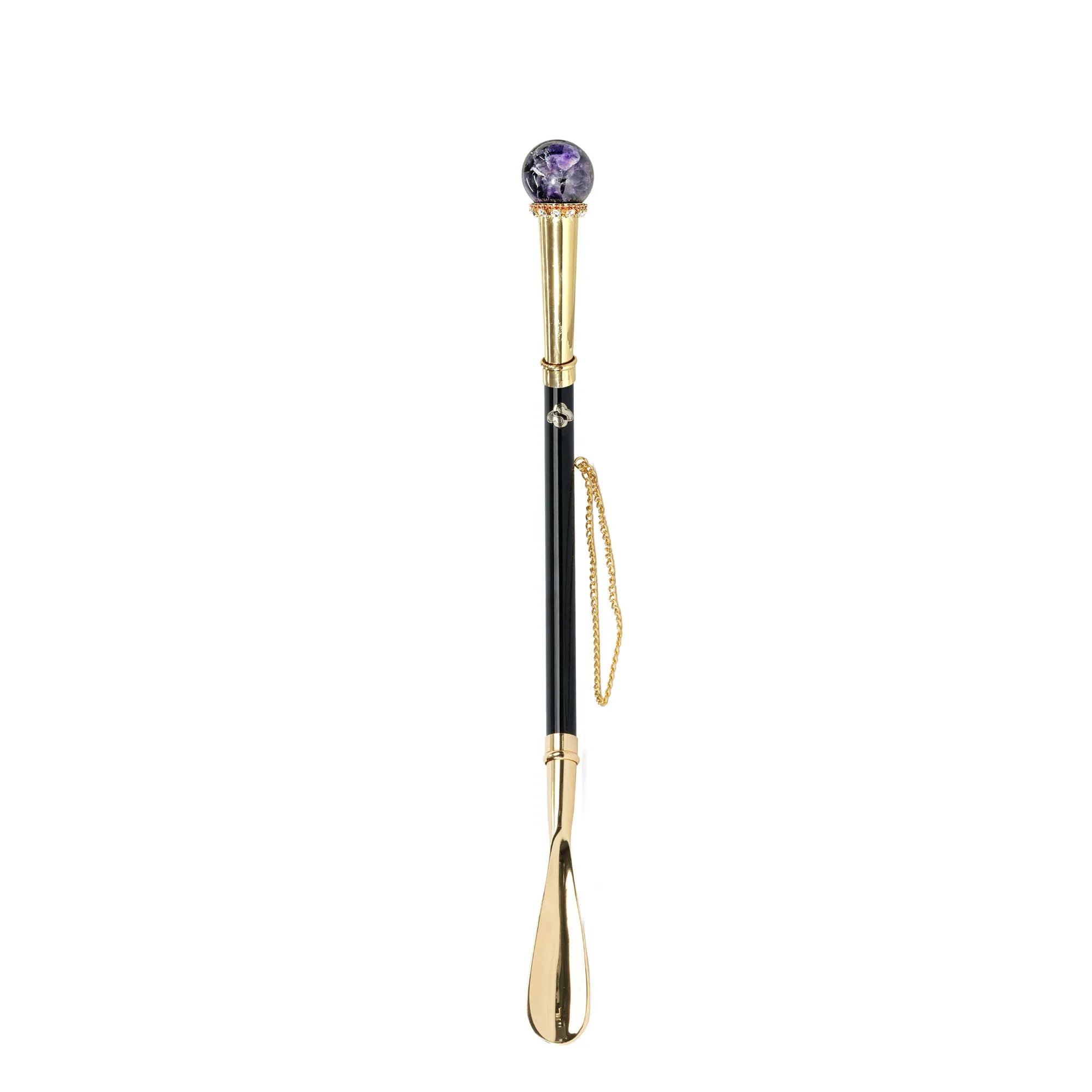 Shoehorn - Exquisite Sphere With Minerals Crystals - Natural Amethyst Ball