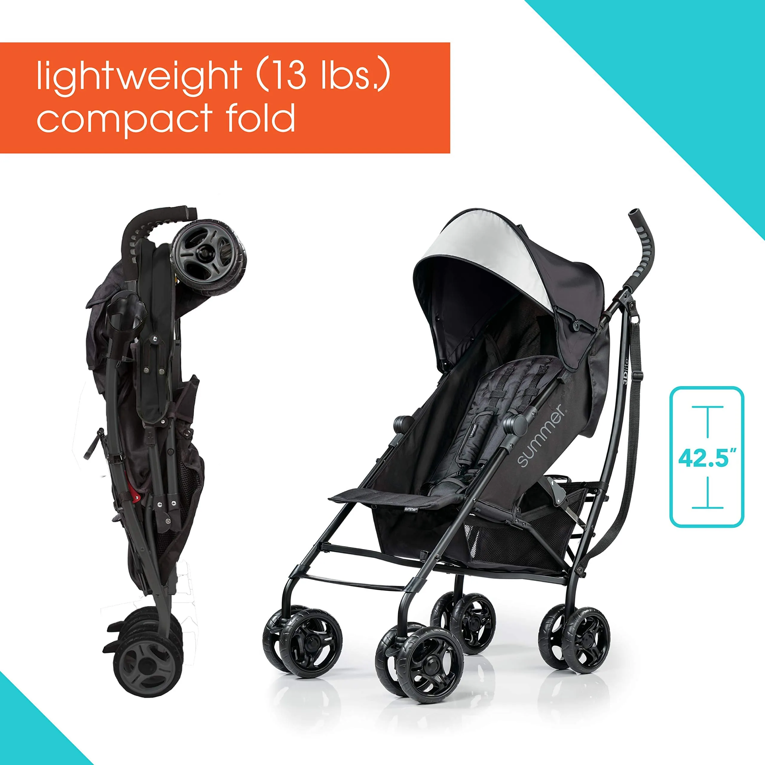 Summer Infant 3Dlite Convenience Stroller