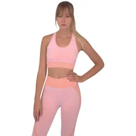 Trois Seamless Sports Bra - Pink