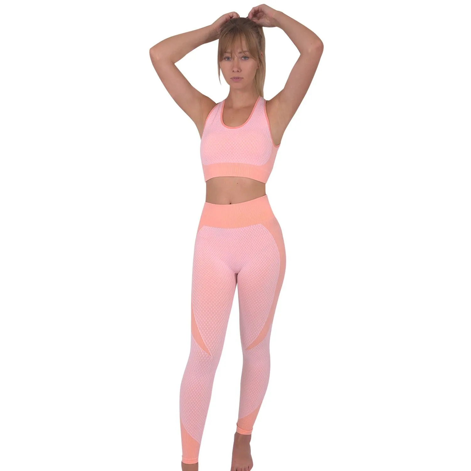 Trois Seamless Sports Bra - Pink