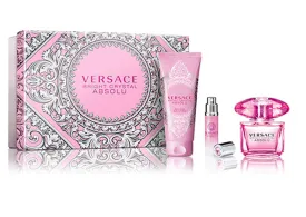 Versace Bright Crystal Absolu EDP Set (50ml   Body Lotion   Mini Bottle)