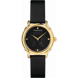 Versace Safety Pin Ladies Black Watch VEPN00320